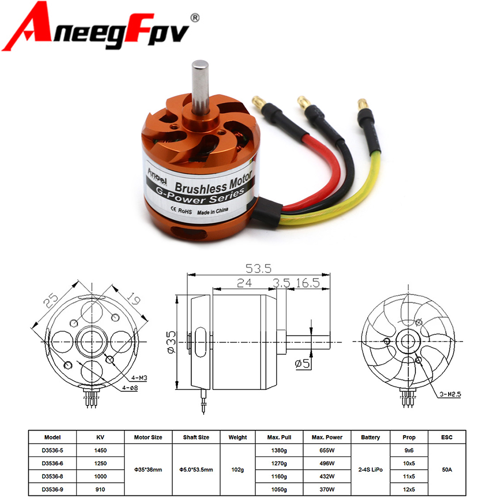 D3536 910KV 1000KV 1250KV 1450 - Rc Helicopter Mini review and price