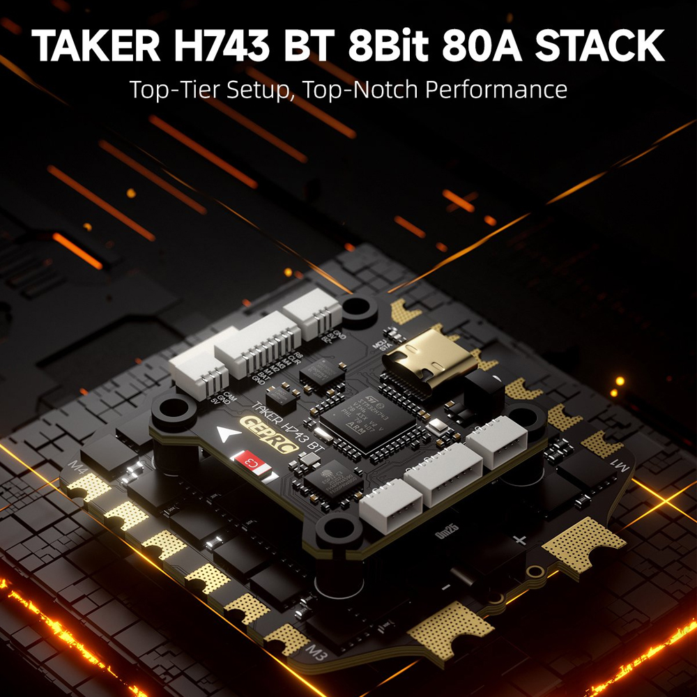 GEPRC TAKER H743 BT 8Bit 80A S - Rc Helicopter Case review and price